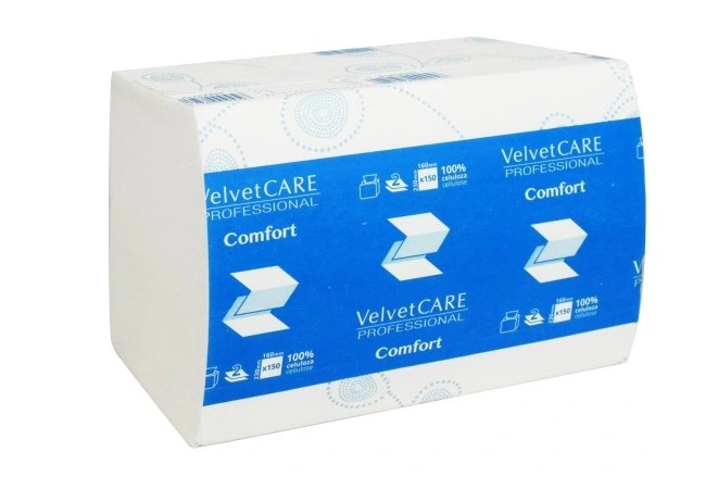 Serwetki dyspenserowe VelvetCare Comfort 16x23 2w 150 listków 5600046 / 61252355